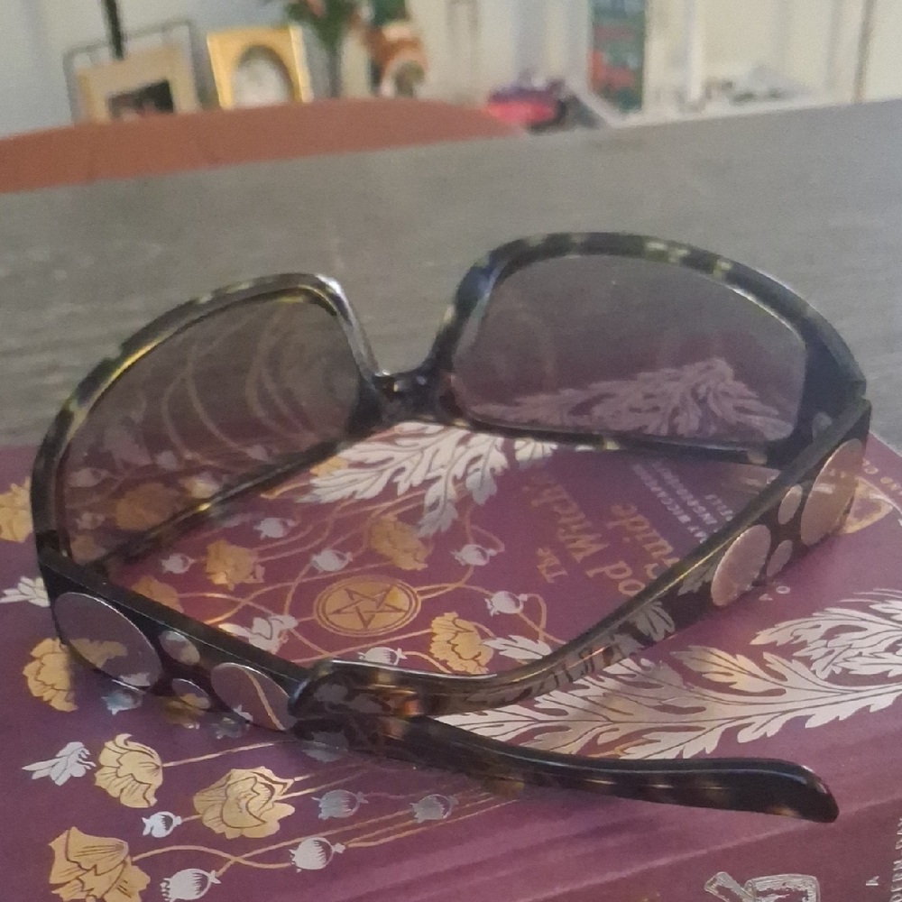 Miu Miu Tortoise Sunglasses with Silver Details